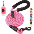thumbnail image 1 of Chenchen 2/4/5/6 FT Dog Leash with Comfortable Padded Handle and Highly Reflective Threads for Small Medium and Large Dogs (6FT-1/2'', Pink), 1 of 1
