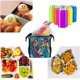 thumbnail image 3 of Bolsas de almuerzo ZHAOCHENG para mujeres térmica resistente al agua estampado de elefante, 3 of 5