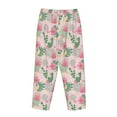 thumbnail image 5 of Goofa Tropical Pitaya Printed Soft Pajama Pants for Women, Wide Leg Comfy Casual Lounge Yoga Pants-, 5 of 9