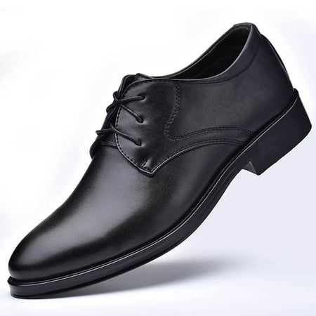 

1 Pair Business Men PU Leather Shoes Lace-up Dress Casual Flat Shoes Lace-up Dress Casual Men 1 Pair PU Leather Shoes Flat Shoes Business 44