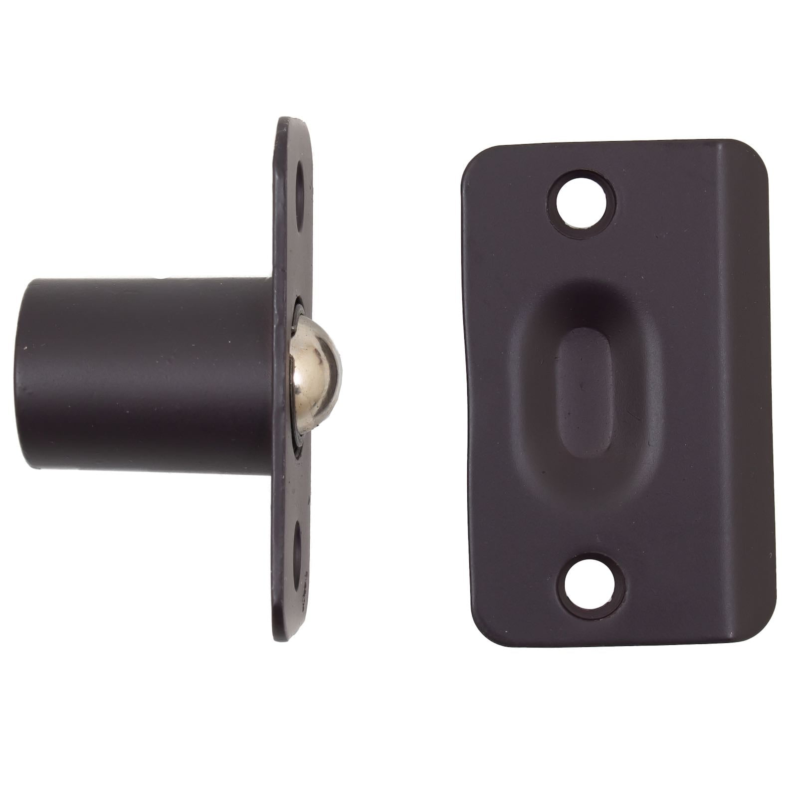 Round Corner Single Adjust Ball Catch, OilRubbed Bronze by Stone