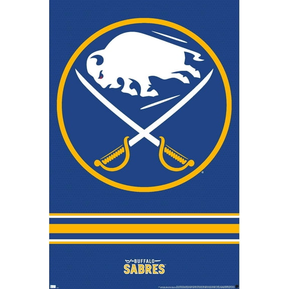 NHL Buffalo Sabres - Logo 20 Wall Poster, 22.375" x 34"