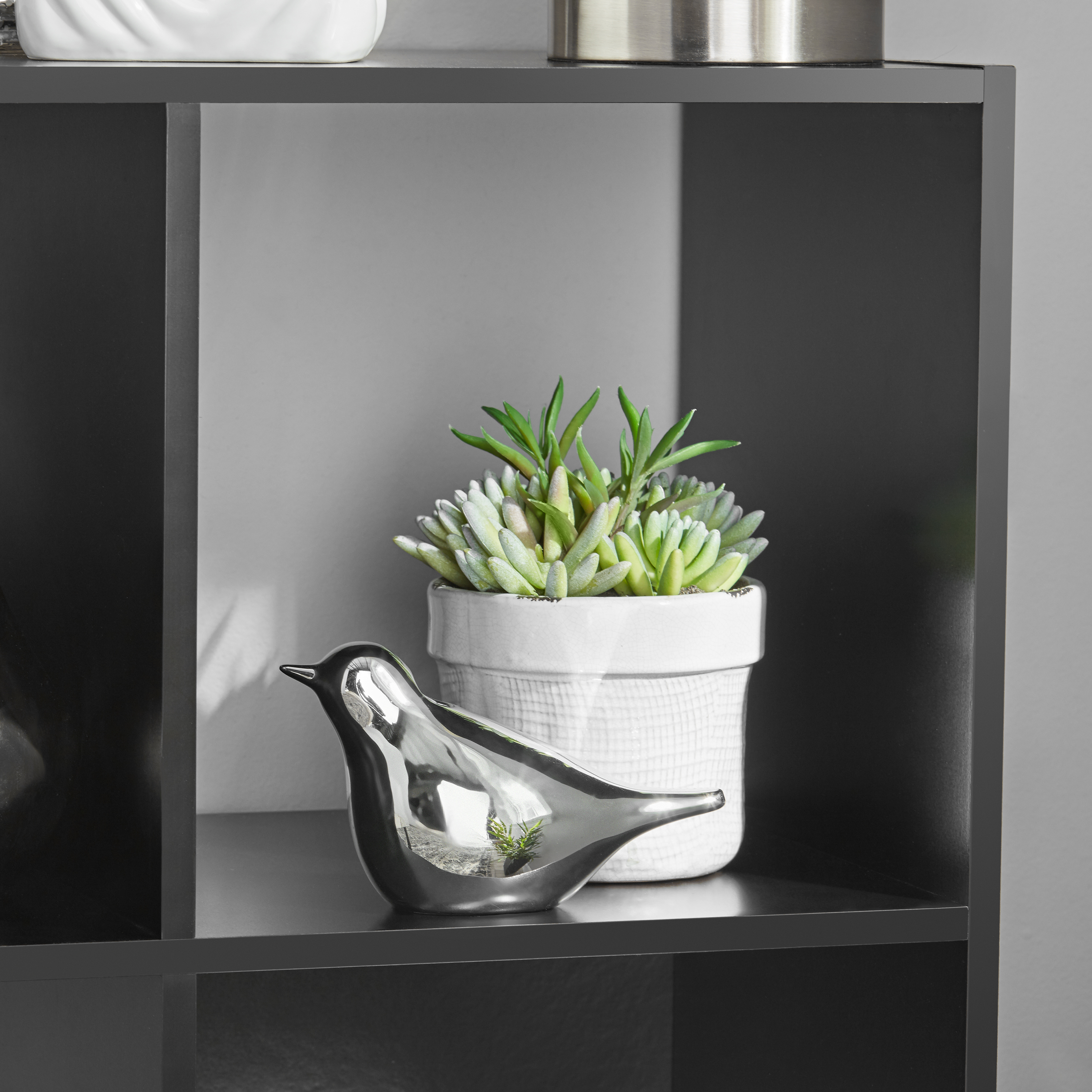 Mainstays 6-Cube Storage Organizer, Black photo 6