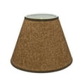 thumbnail image 2 of Aspen Creative 32622 Transitional Hardback Empire Shaped Spider Construction Lamp Shade in Dark Brown, 12" wide (6" x 12" x 9"), 2 of 5