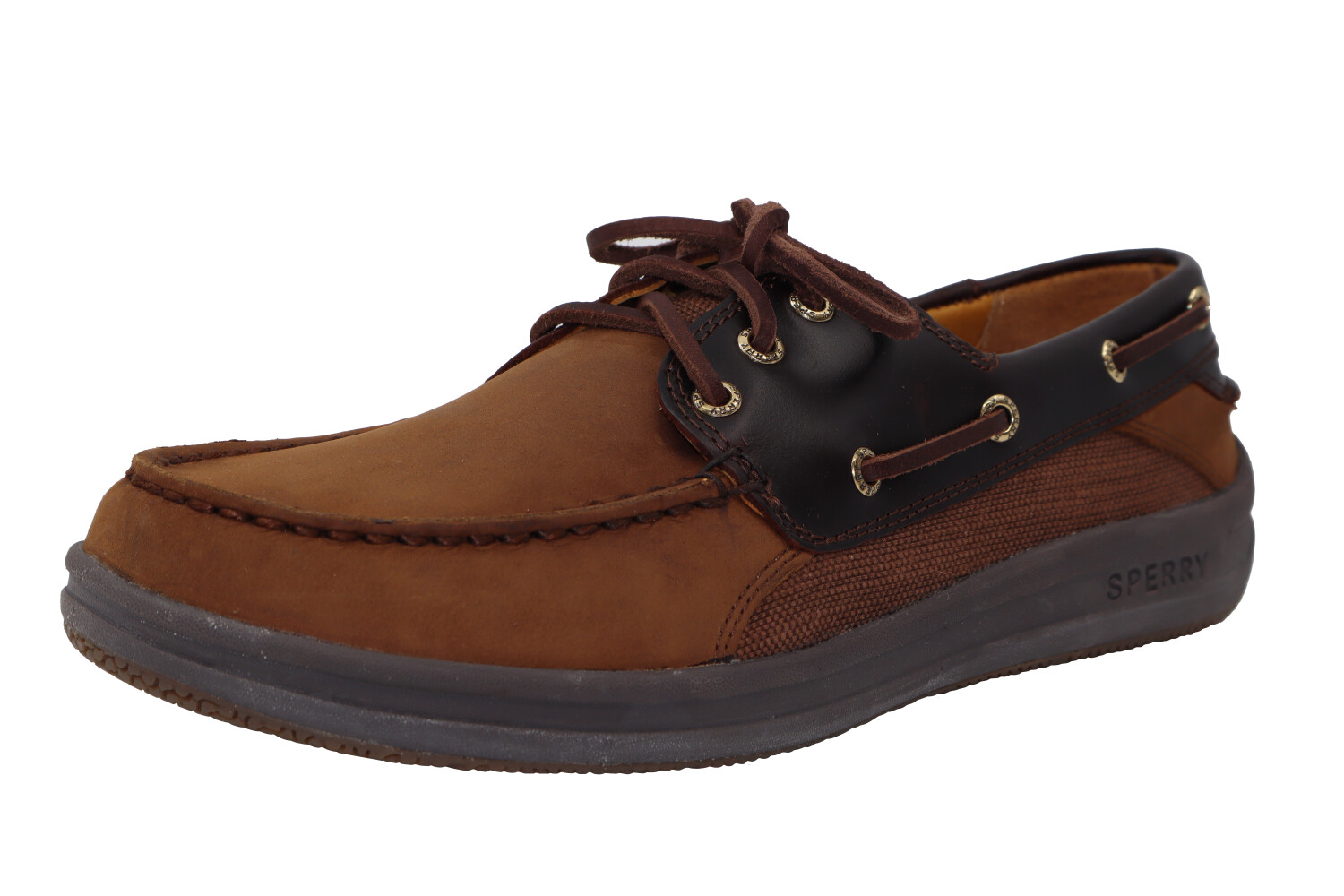 sperry leather slip ons