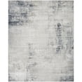 thumbnail image 2 of Nourison Dekor 7'10" x 9'10" Grey Navy Modern Indoor Rug, 2 of 8