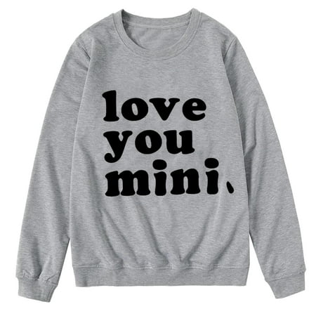 

Long Sleeved Printed Casual Round Sweatshirt Neck Women s Short Sleeve Christmas Pajamas for Family