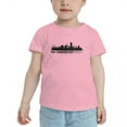 thumbnail image 2 of San Francisco City California Silhouette Cute Toddler Tshirts for Boys Girls (Pink, Youth XL), 2 of 5