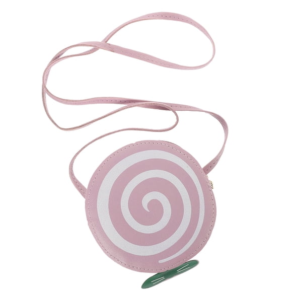 Greenadscape 1Ud De Hombro Morado PU Con Redondo Paleta Para Mujer Almacenamiento