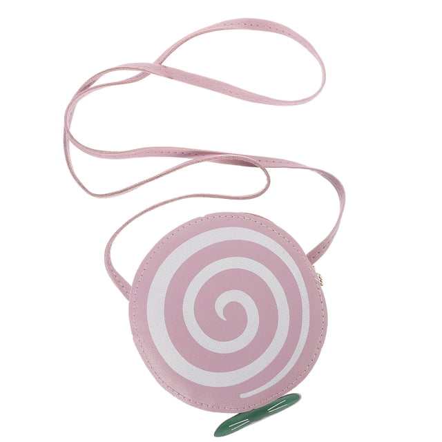 Greenadscape 1Ud De Hombro Morado PU Con Redondo Paleta Para Mujer Almacenamiento