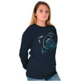 thumbnail image 4 of Smurf Cartoon Character Graffiti Vibe Long Sleeve TShirt Men Women Brisco Brands L, 4 of 6