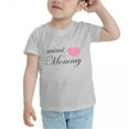 thumbnail image 3 of Mini Mommy Funny Toddler T-Shirts for Boys Girls (Gray, 2T), 3 of 5