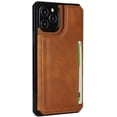 thumbnail image 7 of Wallet Case with Card Holder for iPhone 12 and iPhone 12 Pro,Luxury PU Leather Kickstand Card Slots,Double Magnetic Clasp and Flip Wrist Strap Multi-Function Case for iPhone 12/12 Pro 6.1,Khaki, 7 of 7