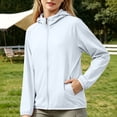thumbnail image 6 of Acaics Girls' Hooded Rain Jacket: Lightweight Waterproof Zip Up Windbreaker with Pockets, Sun Protection Coat for Teens Ages 7–17, 6 of 10