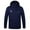 Blue, variant on Qertyioot Unisex Heated Fleece Coat with Battery Pack USB Intelligent Constant Temperature Windproof Plus Size For Men And Women Winter 21 Jacket