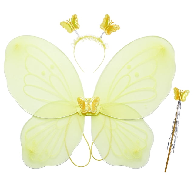 Halloween Baby Girl Fairy Wings Kids Stage Show Butterfly Wings Costume