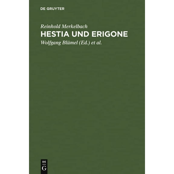 Hestia und Erigone, (Hardcover)