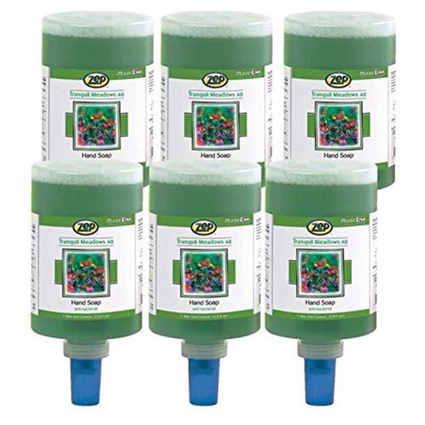 Zep Tranquil Meadows Antibacterial Hand Soap Refill 1 Liter Case of 6