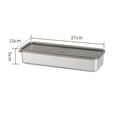 thumbnail image 2 of Contenedor de almacenamiento de alimentos Caja de almacenamiento de cocina de acero inoxidable con tapa a prueba de fugas Accesorios de cocina 1000ML, 2 of 3