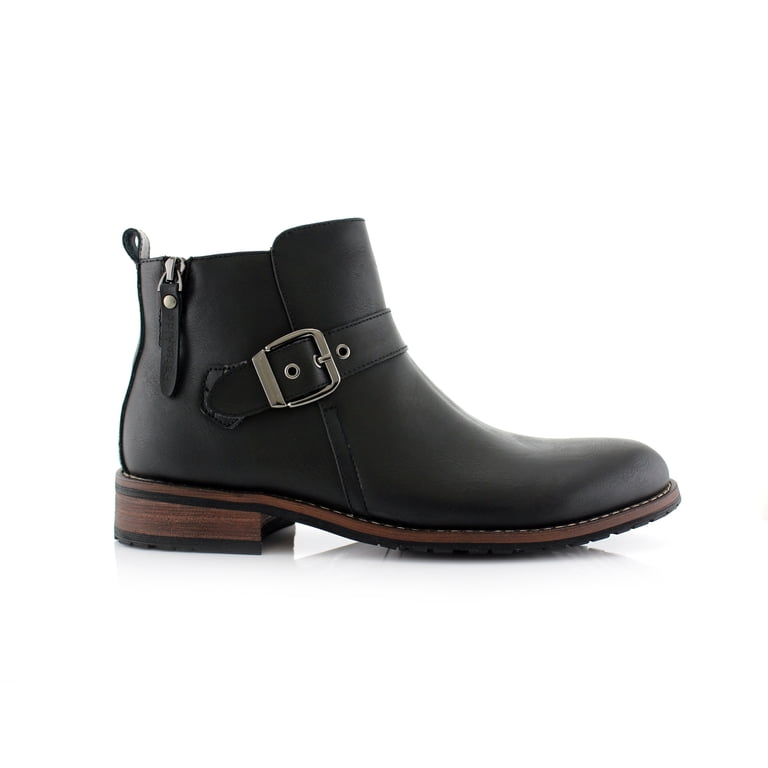 ALDO Business Casual Leather Men\'s Dress Shoes Mid-top Boots Brown 10.5M (42) Ferro Aldo Dalton MFA606322 Brown Color Men main image 3