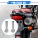 thumbnail image 2 of Ofertas únicas Silenciador de escape universal para motocicleta de 48 mm, 2 piezas, acero inoxidable, tono plateado, 2 of 7