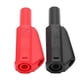 thumbnail image 3 of 2-pack U29 4mm Insulated Banana Plugs for Electrical Testing Red Black Yellow Green Blue, electrical components., 3 of 5