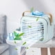 thumbnail image 3 of Ventilador portátil de escritorio con vapor frío, 3 velocidades, tanque de agua de 200 ml e inclinación hacia arriba y hacia abajo para el hogar, la oficina y la refrigeración personal., 3 of 9