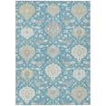 thumbnail image 2 of Addison Rugs Chantille Indoor/Outdoor Transitional Geometric, Abstract Teal Washable Rectangle Rug, 5' x 7'6", 2 of 6