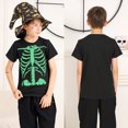 thumbnail image 7 of Boys Halloween Shirts Kids Skeleton Bone Shirt Size 9-12T Glow in The Dark T-Shirt Funny Shirt for Kid, 7 of 7