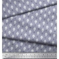 thumbnail image 3 of Soimoi Cotton Poplin Fabric Fleur_de_lis Damask Print Fabric by The Yard 56 Inch Wide, 3 of 3