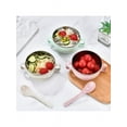 thumbnail image 2 of ZenBath Baby Feeding Baby Bowl Stainless Steel Insulation Bowl Spoon Set Children Tableware, 2 of 3
