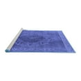 thumbnail image 2 of Ahgly Company Machine Washable Indoor Rectangle Oriental Blue Industrial Area Rugs, 5' x 7', 2 of 4