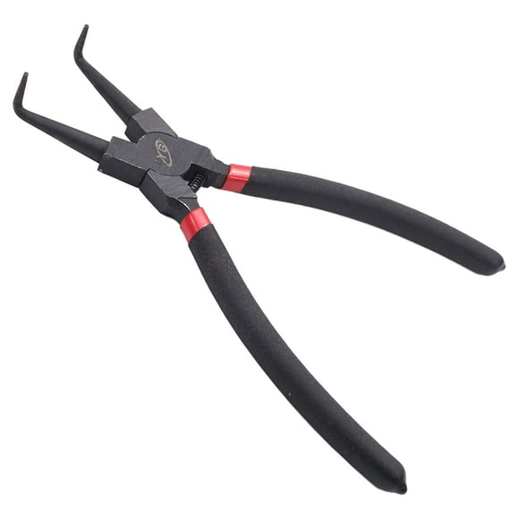 Utoolmart Snap Ring Pliers, 9-Inch, Internal Circlip Pliers with Bent Jaw Precision Spring Loaded Pliers for Ring Remover Retaining