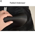 thumbnail image 6 of PULLIMORE 2 Pcs Womens Seamless Lace Butt Lifter Padded Panties Hip Enhancer Shaper with Removable Pads Boyshorts Underwear (L, Black + White), 6 of 10