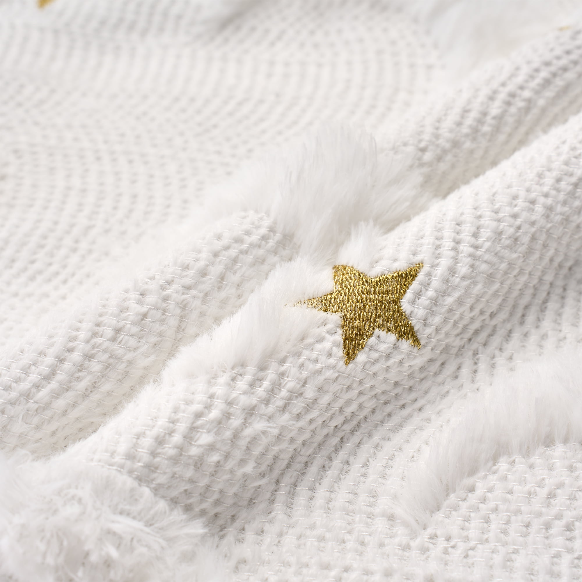 Unique Bargains Star Embroidered Throw Pillow Covers Pack of 2 Blue 20" x 12"