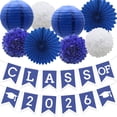 thumbnail image 1 of Set de decoración para fiesta de graduación DOMOO OF DREAMS, banner azul, 1 of 5