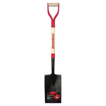 Razor-Back Steel 7 in. W x 40.42 in. L Spade Wood