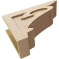 thumbnail image 6 of 7"W x 21"D x 14"H Classic Mayflower Rough Cedar Woodgrain TimberThane Corbel, Primed Tan, 6 of 6