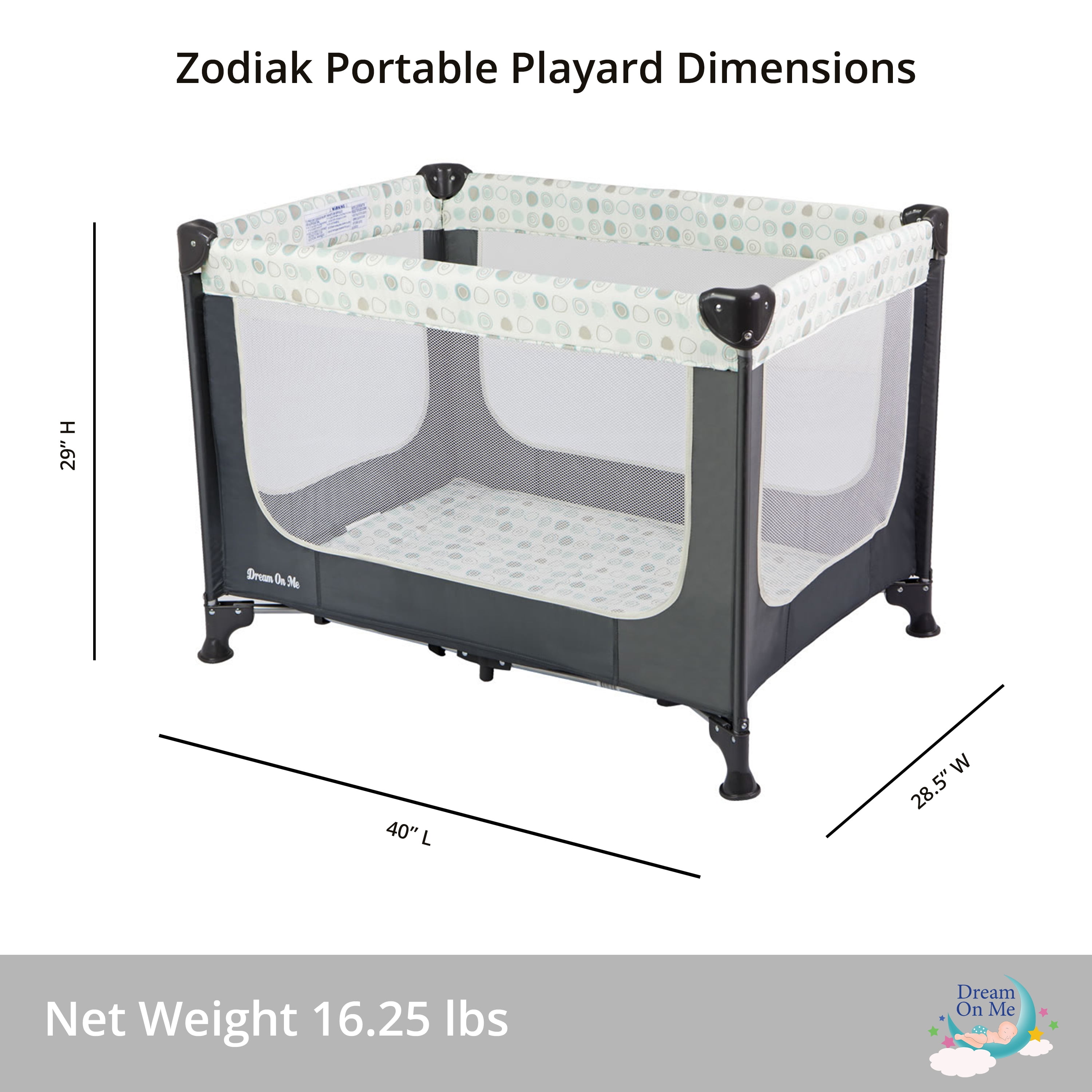grey play yard