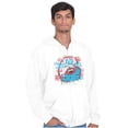thumbnail image 5 of Smurfs Cartoon Hipster Sunglasses Zip Up Hoodie Men's Women's Brisco Brands X, 5 of 6