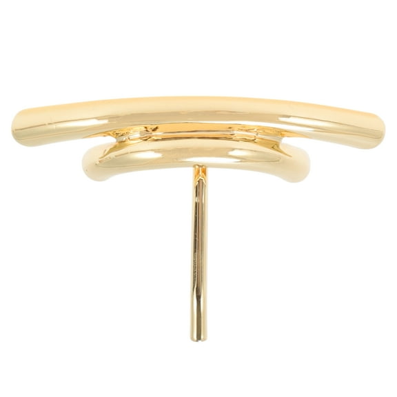 Unique Bargains 1 Pc Ponytail Buckle Hair Clip Fashion Irregular Hair Ponytail Cuff for Women Gold Tone