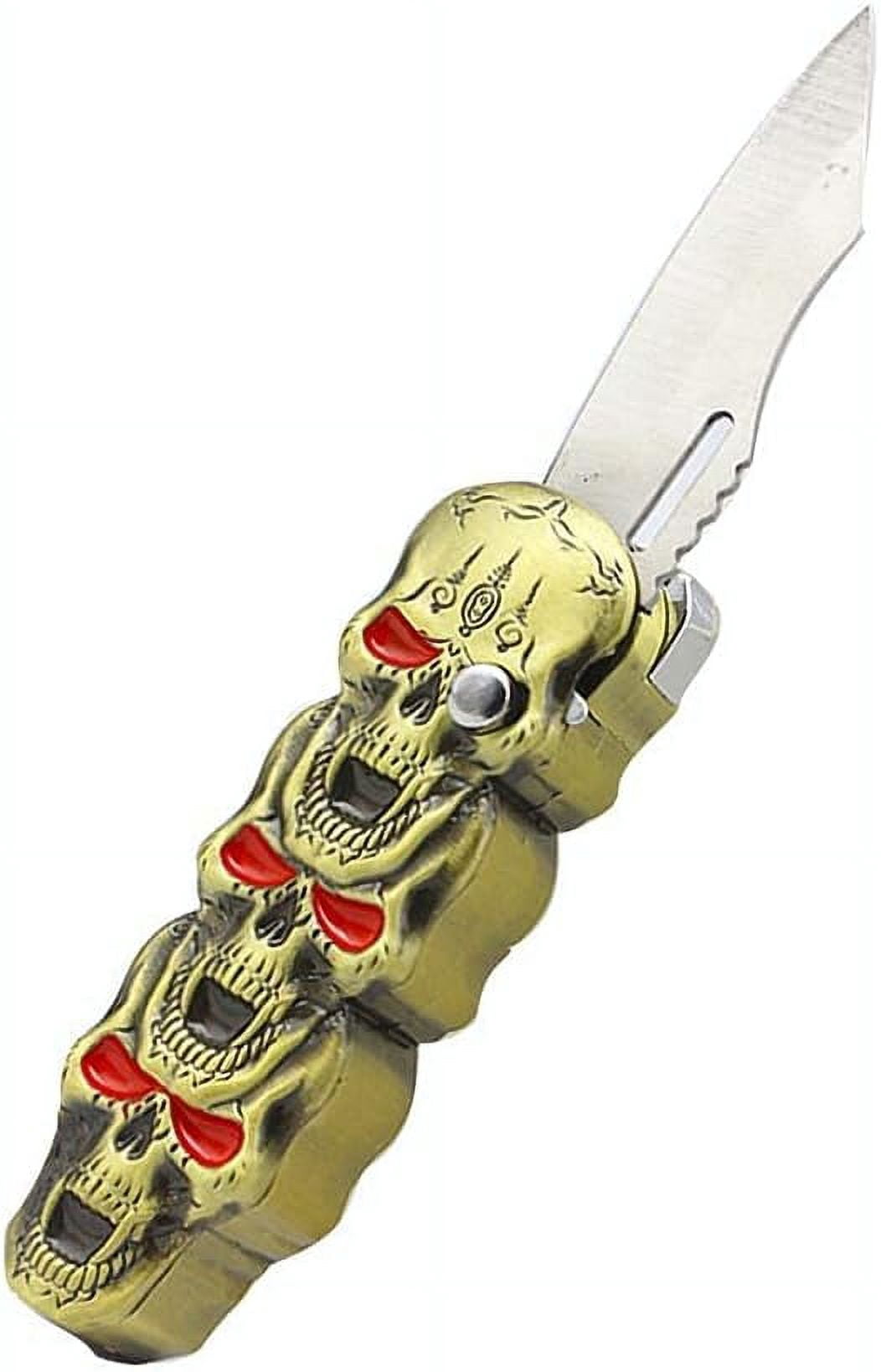 Curly & Smooth Easy Torch Feuerzeug Mit Totenkopf-Design – Robustes Mechanisches Feuerzeug Im Coolen Skull-Look