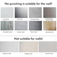 thumbnail image 4 of Toilet Paper Holder, Wall Mounted Without Drilling 304 Stainless Steel Toilet Paper Holder with Shelf-Silver, 4 of 4