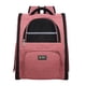 thumbnail image 2 of Bolsa de transporte portátil para mascotas, transpirable, para gatos y perros, mochila transparente para exteriores Rosado, 2 of 9