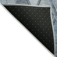 thumbnail image 3 of Addison Rugs Chantille Indoor/Outdoor Transitional Geometric Blue Washable Rectangle Rug, 5' x 7'6", 3 of 6