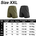 thumbnail image 2 of Bañador de secado rápido para hombre, 2 uds., bañador sólido, pantalones cortos deportivos con bolsillos, fitness de ocio MFZFUKR BST3005350-4, 2 of 6