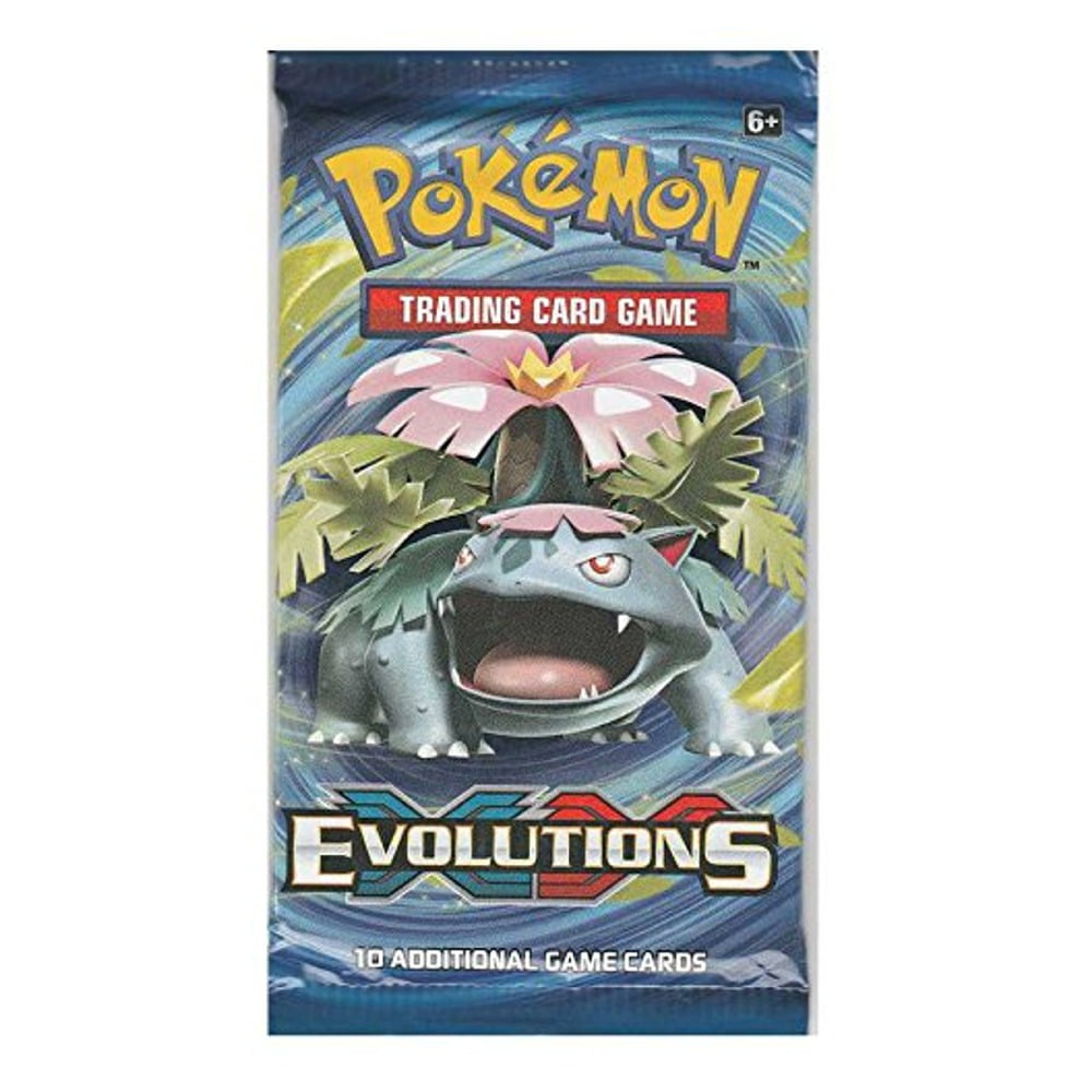 Pokemon Xy Evolutions Trading Card Game Booster Pack Walmartcom