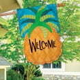 thumbnail image 4 of Briarwood Lane Welcome Pineapple Applique House Flag, 4 of 4