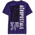 thumbnail image 1 of Aeropostale Hombres New York 34th Graphic Camiseta, Púrpura, Mediano Aeropostale Camiseta gráfica, 1 of 2