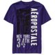 thumbnail image 1 of Aeropostale New York 34th Graphic Camiseta para Hombre, Púrpura, XS Aeropostale Camiseta gráfica, 1 of 2